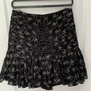NWT Cinq a Sept (five to seven) Corset Mini Skirt